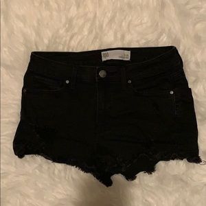 RSQ Black Denim Shorts
